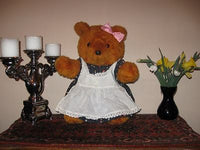 Vintage 70s German Brown Teddy Mother Bear 18 inch