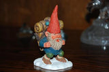 Rien Poortvliet Classic David the Gnome Statue John with Backpack New in Box