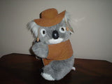 Australia Koala Bear HLT Handcrafted with Cork Hat 11 Inch Aussie Gifts