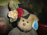 Bearington Bears Audrey Velvet Checkered Dress Item 1397 w Tags 14 inch Retired