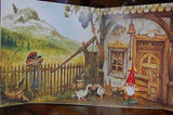 David The Gnome Set Popup Book HOUSE Lisa Breast Feeding Babies and Lily Harold