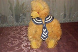 Antique Thuringia Germany Yellow Teddy Bear 1930s Silk Plush 18 inch 46 cm