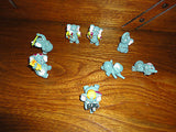 Ferrero Kinder Egg Surprise 8 Elephant at Beach Set 1990's