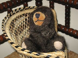 German Miniature Dark Brown Bear Stuffed Plush