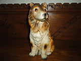 Kmart Canada Vintage 1960s-70s Porcelain COLLIE Dog Statue Figurine Made Japan