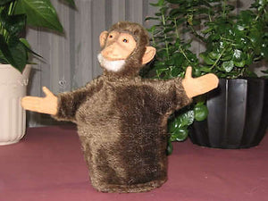 Antique Steiff Hand Puppet Jocko Chimpanzee Mohair