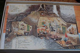 Rien Poortvliet David the Gnome House KABOUTERHUIS Cardboard Building Boards VTG