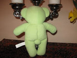 Baby Safe Dutch Green Teddy Bear w Rattle