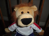 PMS Toys Uk British Lion Soccer / Rugby Player Plush