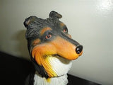 Swibco Illinois Bobble Head Sitting COLLIE DOG 7 inch Resin BHD-33