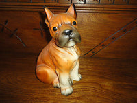 Kmart Canada Vintage 1960s-70s Porcelain BOXER Dog Statue Figurine Made Japan