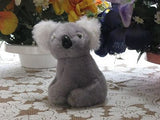 PIA Dutch Holland Sitting Grey KOALA Bear No Tag