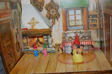 David The Gnome Set Popup Book HOUSE Lisa Breast Feeding Babies and Lily Harold