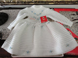 Vintage Child Knitted Dress 1973 ILARIA CREAZIONI ITALY Baby Girls Original Box