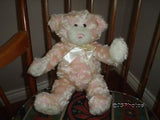 Ganz Pink Creme Baby Bear Plush 15 Inch Jointed Retired 1999