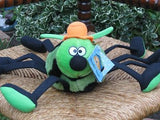 Tender Toys Holland Green Black SPIDER Plush