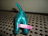 Victorias Victoria's Secret Pink Teal Blue Heart Dog