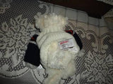 Gund SCHATZI White Polar Bear USA Knitted Sweater Stuffed Plush