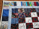 Patchwork QUILT Handcrafted Canada Lutheran Church 35 x 41 inch NEW GORGEOUS !