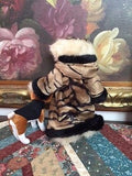 Creature Comforts Bear Walking Beagle Dog Fully Jointed 10in. Tiger Striped Coat