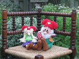 Nicotoy Belgium Kabouter Plop & Kwebbel Gnome Dolls