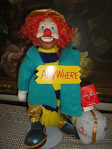 Applause 1988 Ron Lee Doll Collection GEORGIE CLOWN 2518 Stand All Tags Ltd Ed