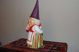 David The Gnome Authentic Rien Poortvliet Wife Lisa Statue Large 15.5 Inch 2015