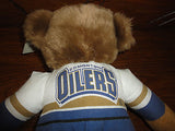 Official Licensed NHL EDMONTON OILERS Hockey BEAR Vintage 1994 NY 12 inch