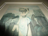 UK Artist F. Wheatley Cries of London Strawberrys Scarlet Print