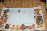 Steiff Bear RARE Collectibles Lot of Sticker Set Dominos Day Planners Notepad