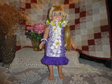 Springfield Collection ABBY Hawaiian Doll 18 in. Original Outfit Fibre Craft