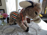 Antique Merrythought Mohair Pablo Donkey Holt Renfrew 19 Inch 1960s