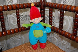 Lief Babywear Dwarf Boy Gnome Soft Newborn Baby Toy Mint New In Bag 11 inch