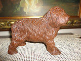 SHEEPDOG Heavy Resin Carved Statue Figurine 7 x 5.5 inch