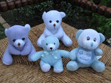 Lot of 4 Dutch Soft Miniature Teddy Bears