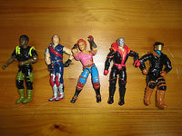 GI Joe Action Figures Mixed Lot 5 Hasbro 3.5 inch Assorted Characters Mixed N