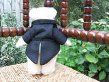 Venus Promotion London UK White Teddy Bear with Tuxedo