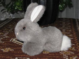 Dutch Sitting Gray Bunny Rabbit Plush