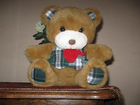 IBBT Holland 9 inch Teddy Bear Tartan Fabric and Plush Body 1993