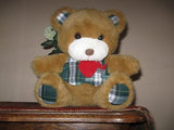IBBT Holland 9 inch Teddy Bear Tartan Fabric and Plush Body 1993