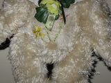 Metro Soft Toys UK Daisy Bear 4th LE 13 Inch White Jointed Teddy Bear Plush