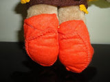 Antique Melody Toys Canada ELF GNOME Character Doll Rubber Face Plush Body 11in