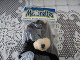 Ganz Black Bear Marionettes String Plush Puppet New in Bag 9 inch