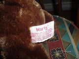 Russ Marty Moose 13in Stuffed Toy 32742 Flannel Antlers