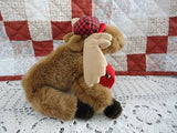 Dakin 1992 MOOSE Stuffed Plush with Hunting Hat