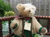 Hermann Beige Mohair Growler Bear 16 Inch Ltd 1098 3000 Original German Clothing