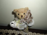 Bearington Collection Eskimo Teddy Bear with Seal