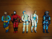 GI Joe Action Figures Mixed Lot 5 Hasbro 3.5 inch Assorted Characters Mixed L