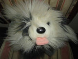 Ganz Heritage Collection GOOGLES Dog Sheepdog White Gray Plush 14 inch 1988