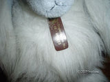 24K French Poodle Dog Gray Plush 19 Inch 9022 Polar Puff Mighty Star 1985